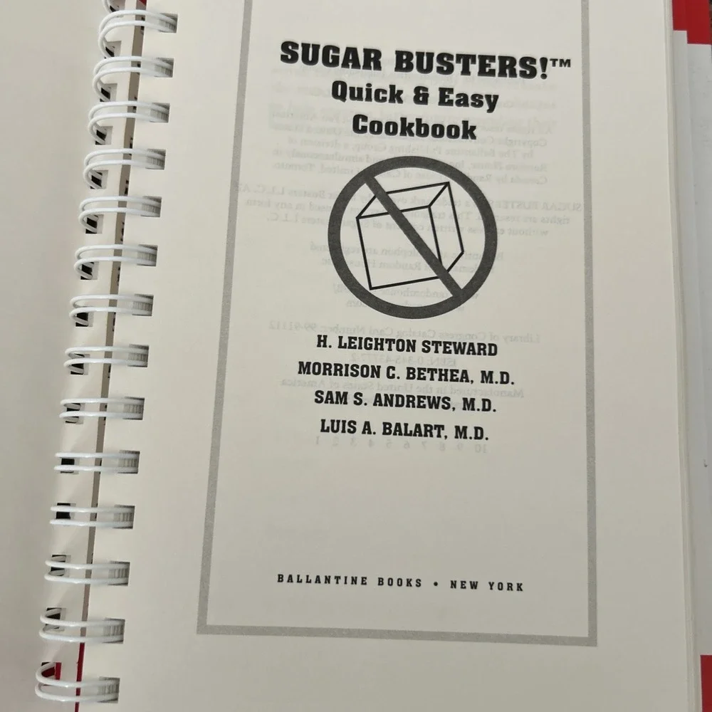 Sugar Busters! Quick & Easy Cookbook - 175+ Sugar Busting Recipes Hardcover